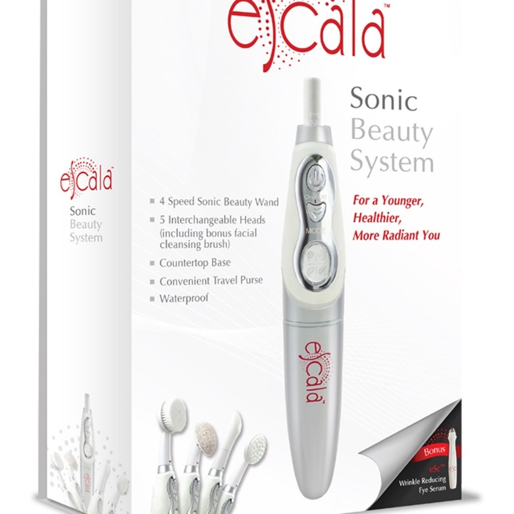 eScala New Sonic Beauty System Wand SKIN CARE NIB $139 Gift! 🎉HP - Picture 2 of 9
